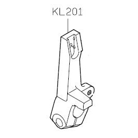 Рычаг левого петлителя KL201 (KL211) (original)