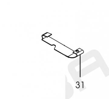 Siruba D007R Пластина SR-07403431 (original)